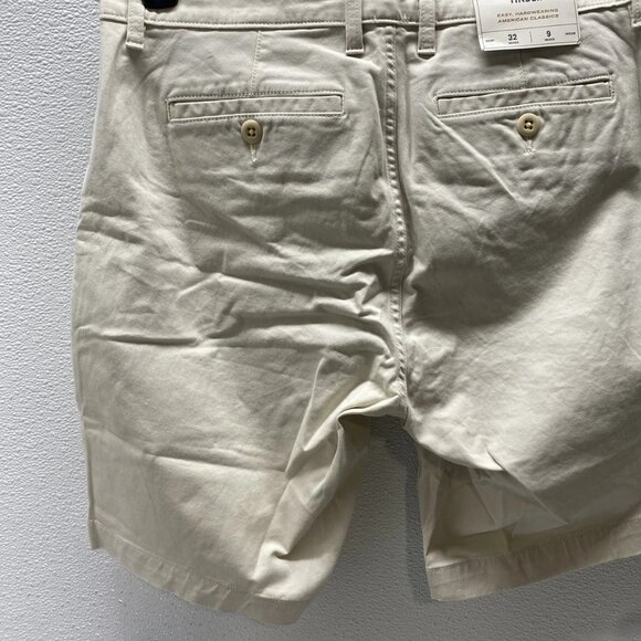 NEW FLINT AND TINDER Men’s 365 Chino Shorts 9” Inseam Size 32 Salt - Picture 3 of 9
